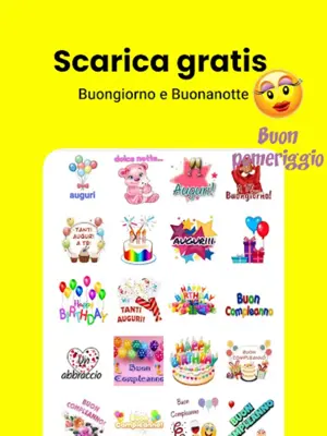 Sticker buongiorno android App screenshot 0